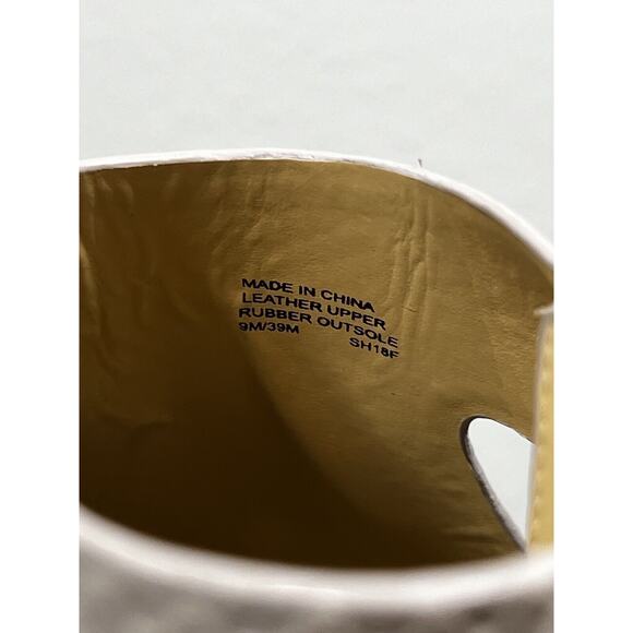 Michael Kors Women's Josephine Wedge Wooden Platform Sandals Size 9 - Picture 4 of 6